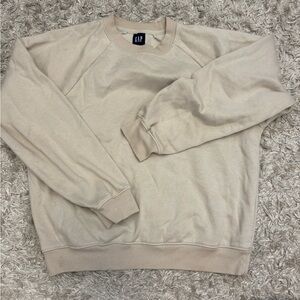 GAP Crewneck Sweatshirt in Light Beige